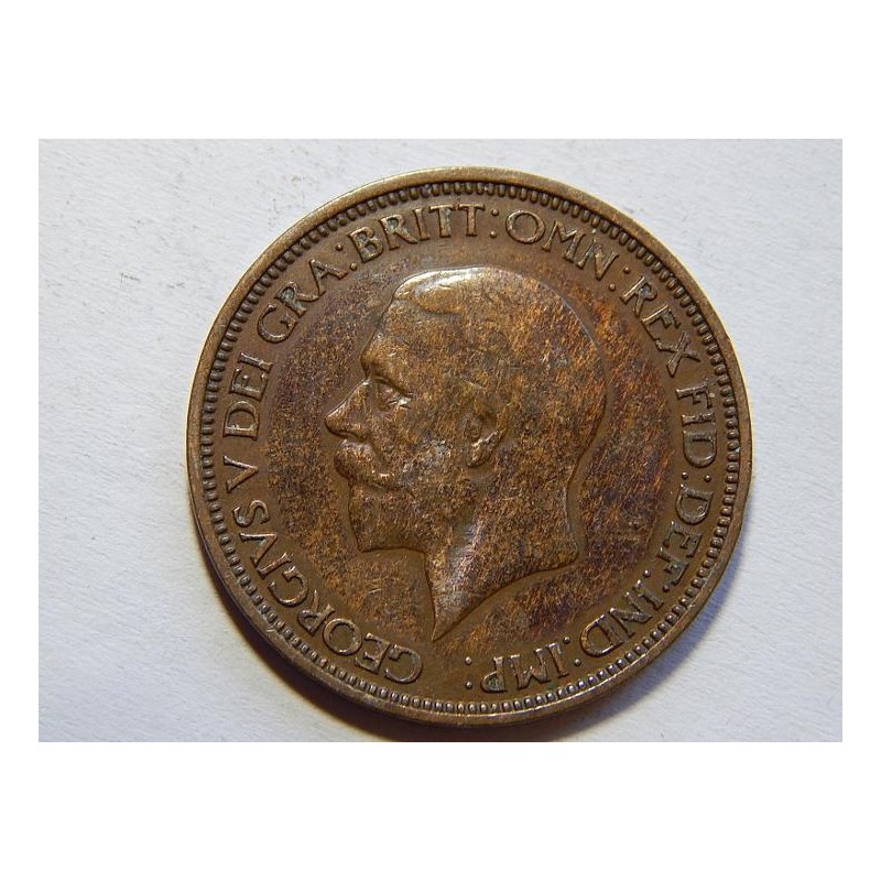 Anglie ½ Penny 1936 XF č35371 Anglie ½ Penny 1936 XF č35371