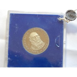 Německo DDR 5 Mark F. Ludwig Jahn 1977 PROOF RRR čŠU001