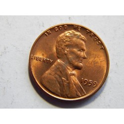 USA 1 Cent 1959 XF č32785 
