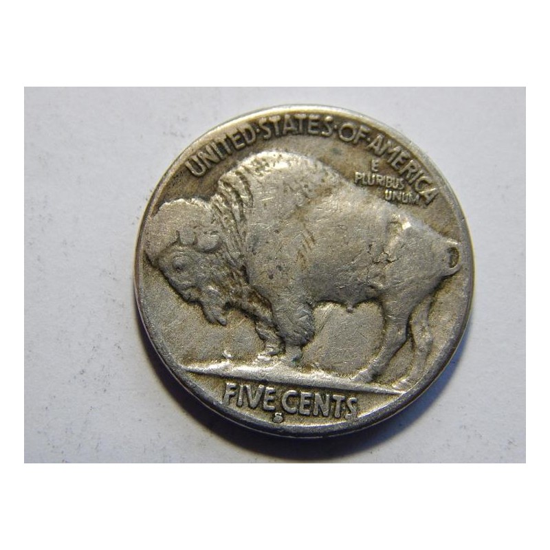 USA 5 Cents 1929 S buffalo XF č32612 USA 5 Cents 1929 S buffalo XF č32612