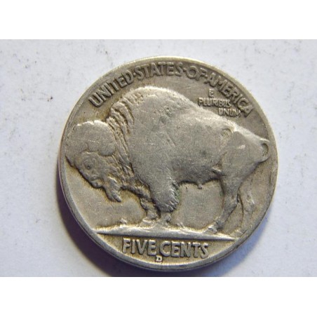 USA 5 Cents 1934 D buffalo XF č32780 
