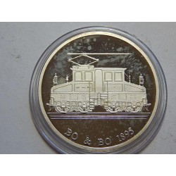 Německo Ag medaile vlak Bo and Bo 1895 40 mm 20 g Ag 999 PROOF čŠU032
