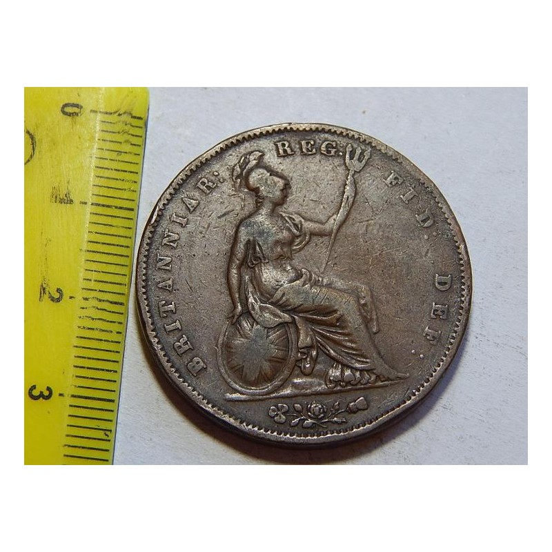Anglie 1 Penny 1854 VF č32114 Anglie 1 Penny 1854 VF č32114
