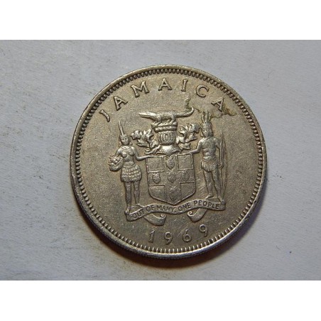 Jamajka 20 Cents 1969 XF č21652 