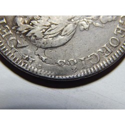 Anglie 5 Shillings 1804 přeražba 8 Reales Spain Ag VF RRRR č00740