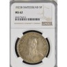 Švýcarsko 5 Francs 1923 Ag NGC MS62 čŠU002