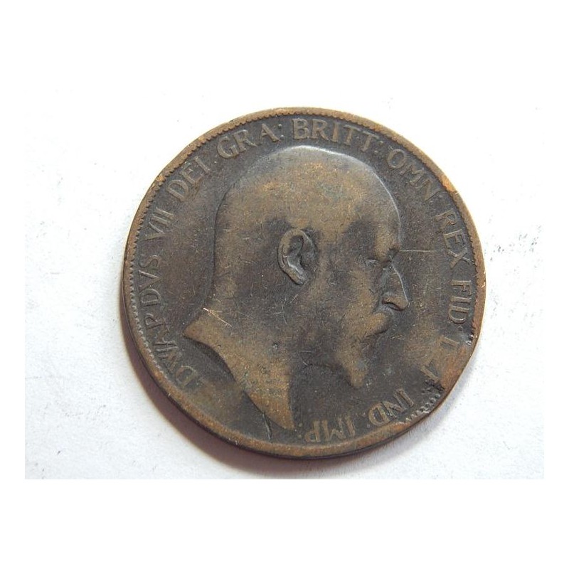 Anglie 1 Penny 1903 F č30935 Anglie 1 Penny 1903 F č30935