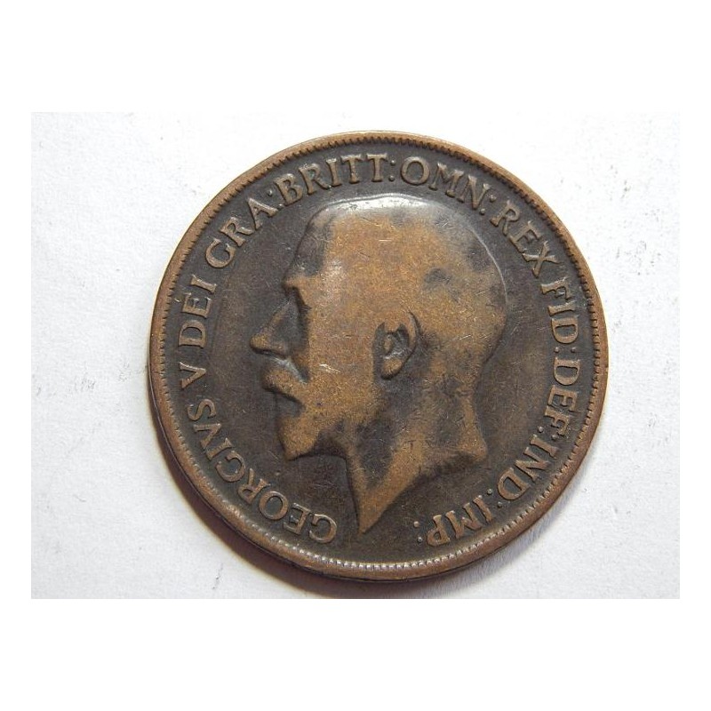 Anglie 1 Penny 1913 F-VF č25800 Anglie 1 Penny 1913 F-VF č25800