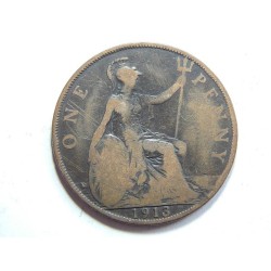 Anglie 1 Penny 1913 F-VF č25800