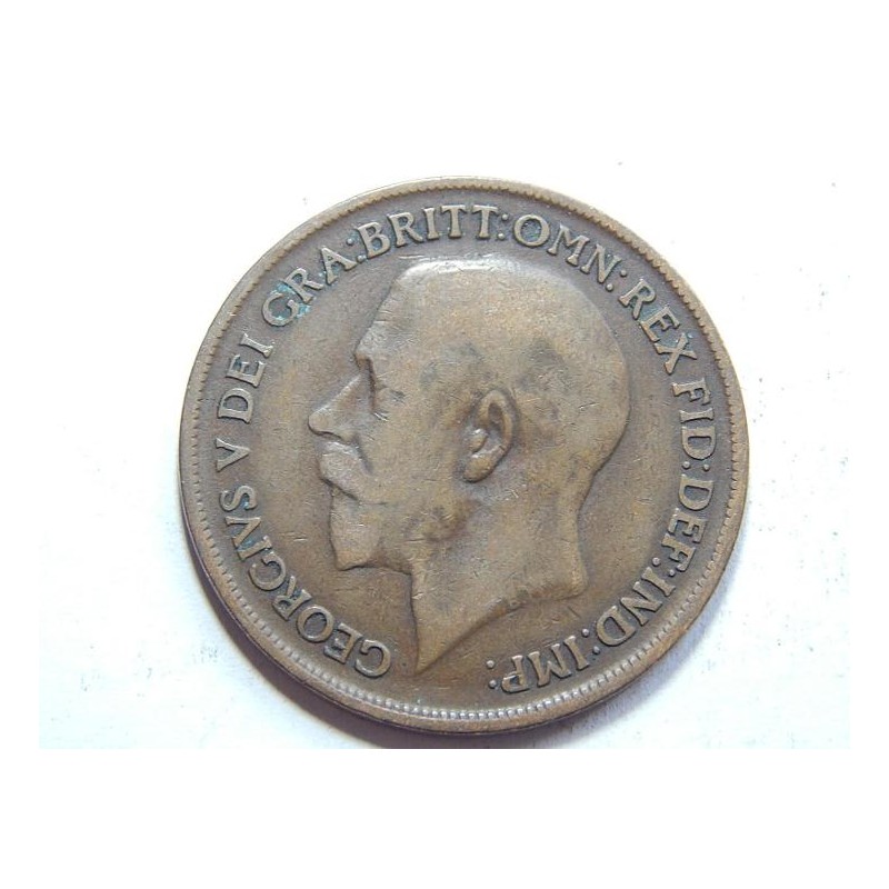 Anglie 1 Penny 1915 VF-XF č25926 Anglie 1 Penny 1915 VF-XF č25926