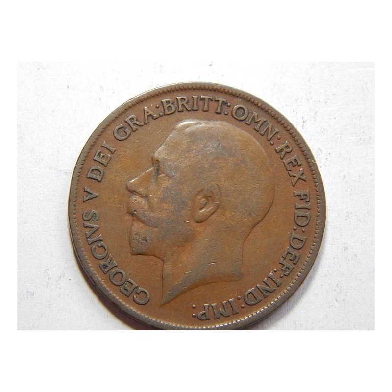Anglie 1 Penny 1920 VF č25957 Anglie 1 Penny 1920 VF č25957