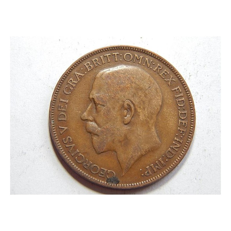Anglie 1 Penny 1922 XF č25959 Anglie 1 Penny 1922 XF č25959