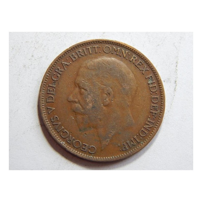 Anglie 1 Penny 1927 VF-XF č31103 Anglie 1 Penny 1927 VF-XF č31103