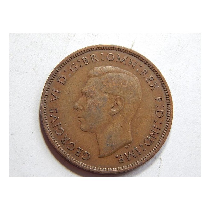 Anglie 1 Penny 1939 XF č26015 Anglie 1 Penny 1939 XF č26015