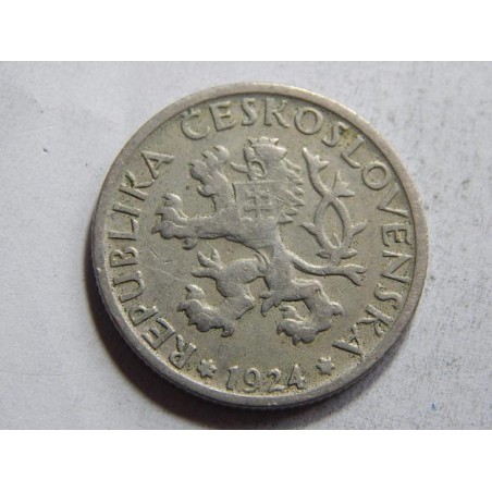 Československo 1 Koruna 1924 XF č36616 