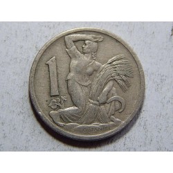 Československo 1 Koruna 1922 XF č36722 