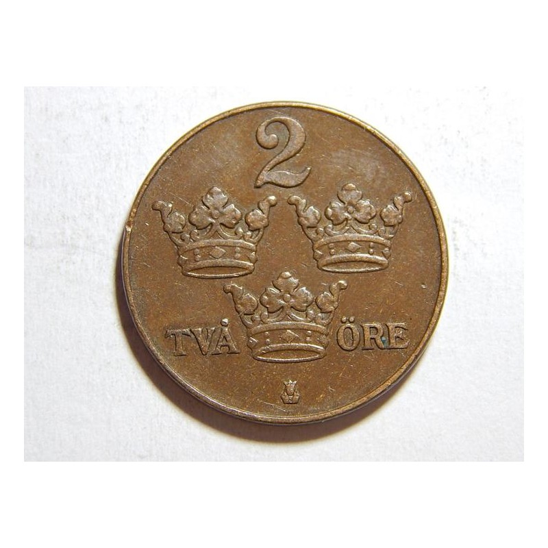 Švédsko 2 Öre 1925 XF č31843 Švédsko 2 Öre 1925 XF č31843