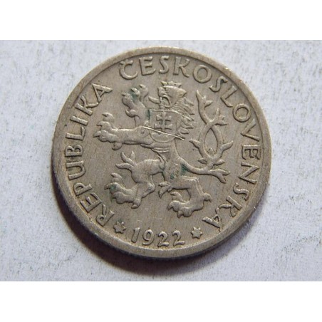 Československo 1 Koruna 1922 XF č36611 
