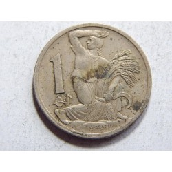 Československo 1 Koruna 1922 XF č36611 