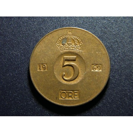 Švédsko 5 Öre 1969U XF č32381