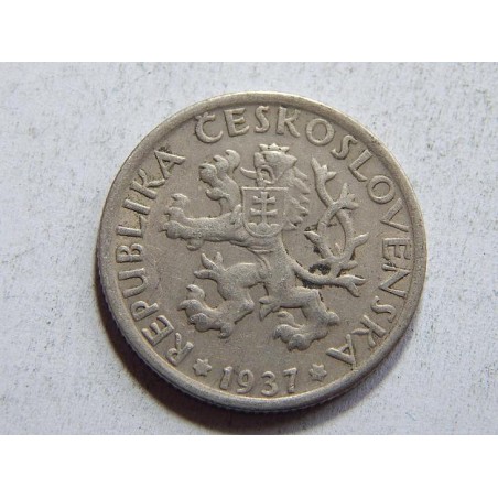 Československo 1 Koruna 1937 R XF č36565 