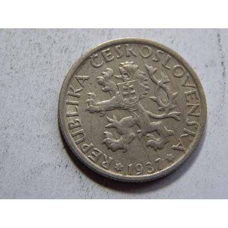 Československo 1 Koruna 1937 R XF č36829 