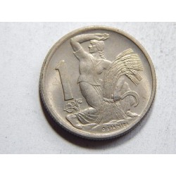 Československo 1 Koruna 1946 XF-UNC č30362 