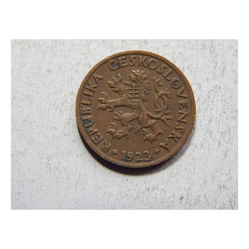 Československo 5 Haléřů 1923 XF č30165 Československo 5 Haléřů 1923 XF č30165