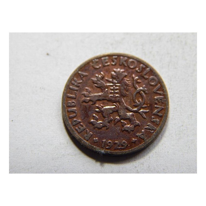 Československo 5 Haléřů 1929 XF č30279 Československo 5 Haléřů 1929 XF č30279
