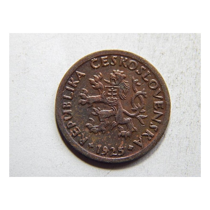 Československo 10 Haléřů 1925 XF-UNC č30243 Československo 10 Haléřů 1925 XF-UNC č30243