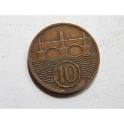 Československo 10 Haléřů 1932 XF č30400 