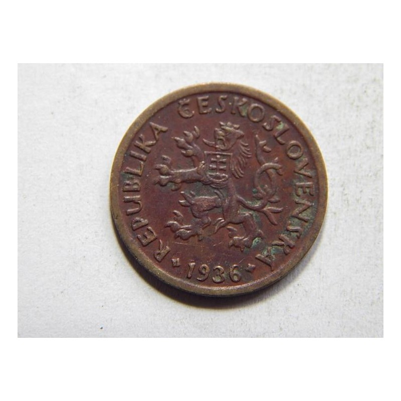 Československo 10 Haléřů 1936 XF č30331 Československo 10 Haléřů 1936 XF č30331