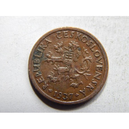 Československo 10 Haléřů 1937 XF č30245 
