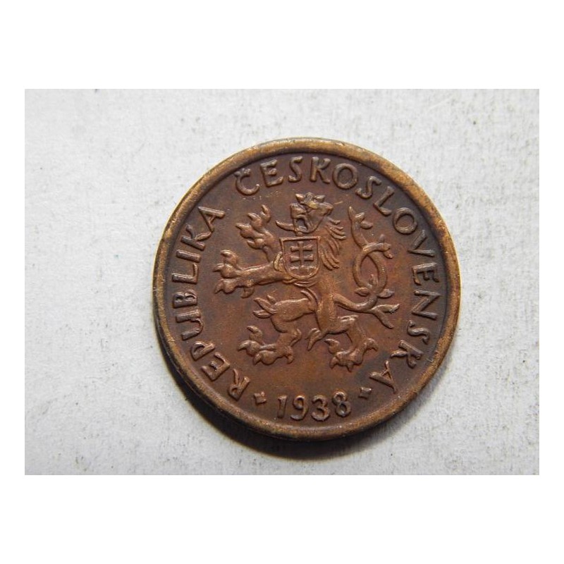 Československo 10 Haléřů 1938 UNC č30477 Československo 10 Haléřů 1938 UNC č30477