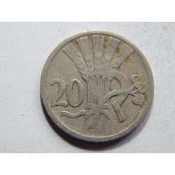Československo 20 Haléřů 1921 VF č30313 