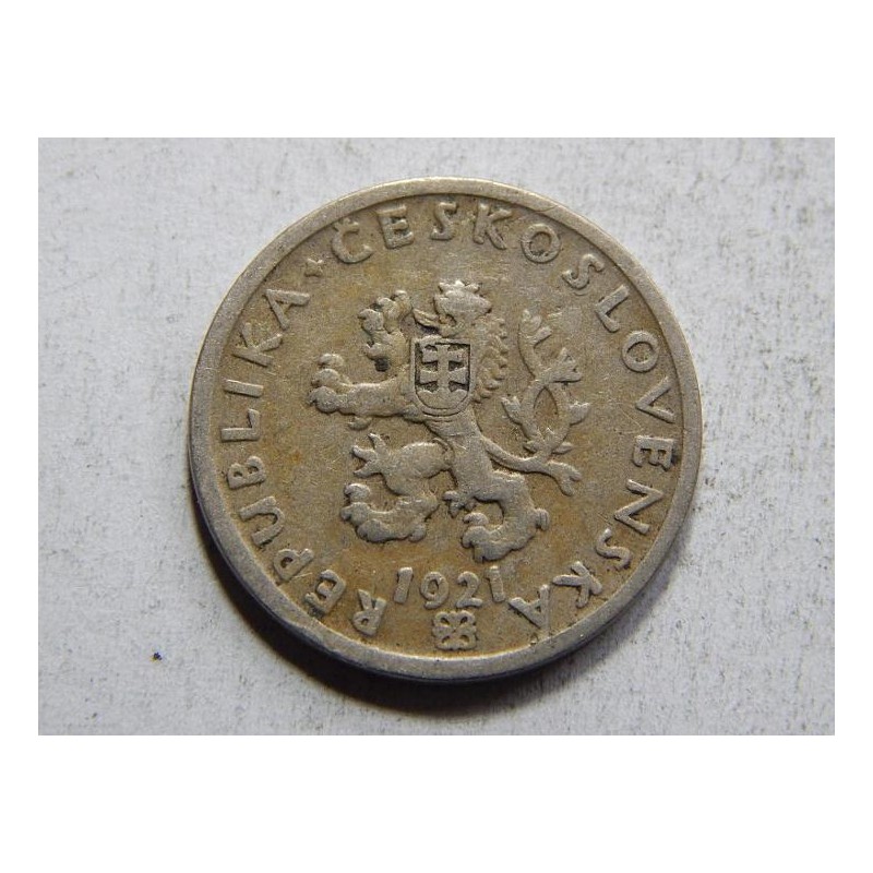 Československo 20 Haléřů 1921 XF č30488 Československo 20 Haléřů 1921 XF č30488