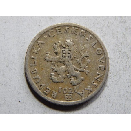 Československo 20 Haléřů 1921 XF č30488 