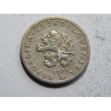 Československo 20 Haléřů 1921 XF č30027 