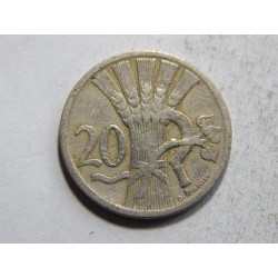 Československo 20 Haléřů 1921 XF č30027 