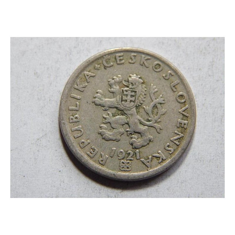 Československo 20 Haléřů 1921 XF č30565 Československo 20 Haléřů 1921 XF č30565