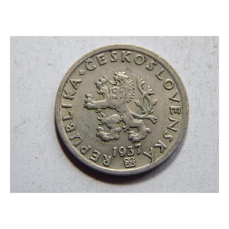 Československo 20 Haléřů 1937 XF č30467 Československo 20 Haléřů 1937 XF č30467