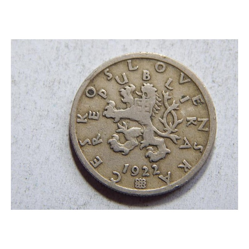 Československo 50 Haléřů 1922 VF-XF č36653 Československo 50 Haléřů 1922 VF-XF č36653