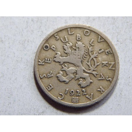 Československo 50 Haléřů 1922 VF-XF č36653 
