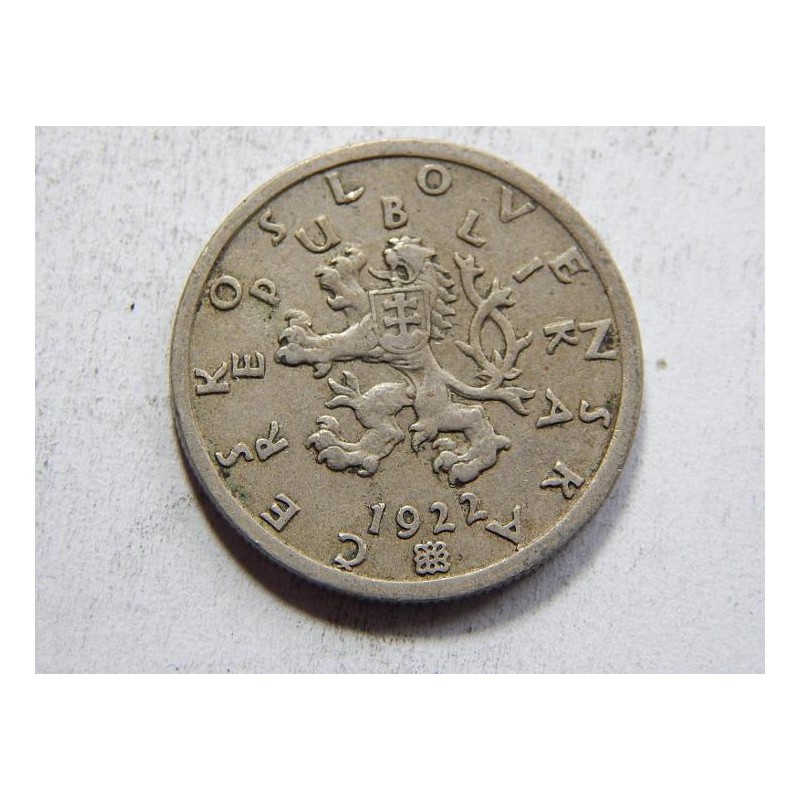 Československo 50 Haléřů 1922 XF č36720 Československo 50 Haléřů 1922 XF č36720
