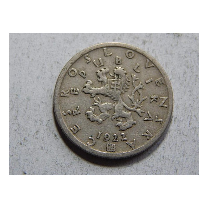 Československo 50 Haléřů 1922 XF č36762 Československo 50 Haléřů 1922 XF č36762