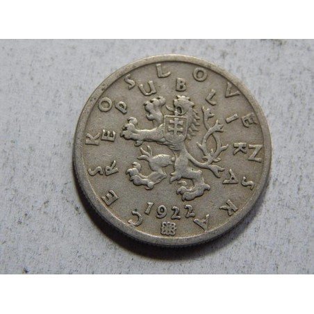 Československo 50 Haléřů 1922 XF č36762 