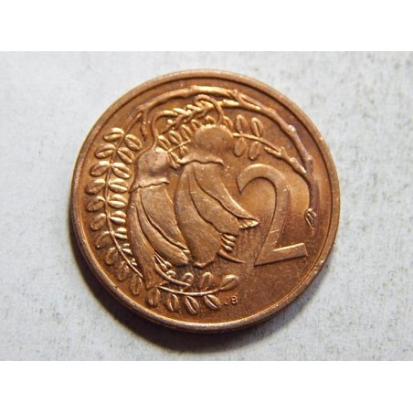 Nový Zealand 2 Cents 1987 XF-UNC č28230 