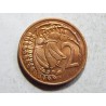 Nový Zealand 2 Cents 1987 XF-UNC č28230 