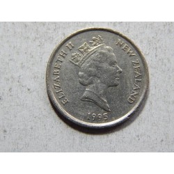 Nový Zealand 5 Cents 1995 XF č28267 