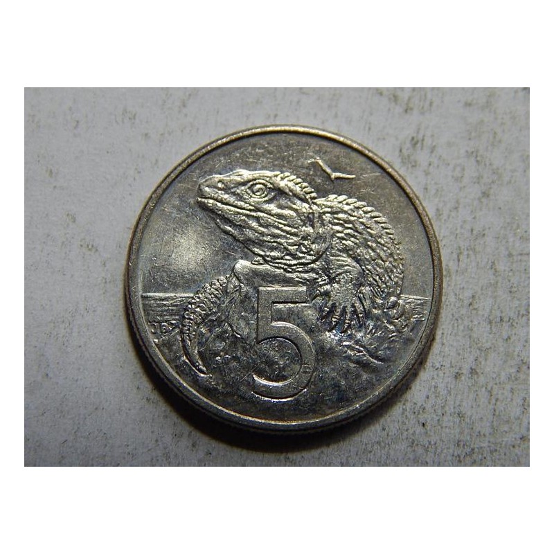 Nový Zealand 5 Cents 1989 UNC č36969 Nový Zealand 5 Cents 1989 UNC č36969